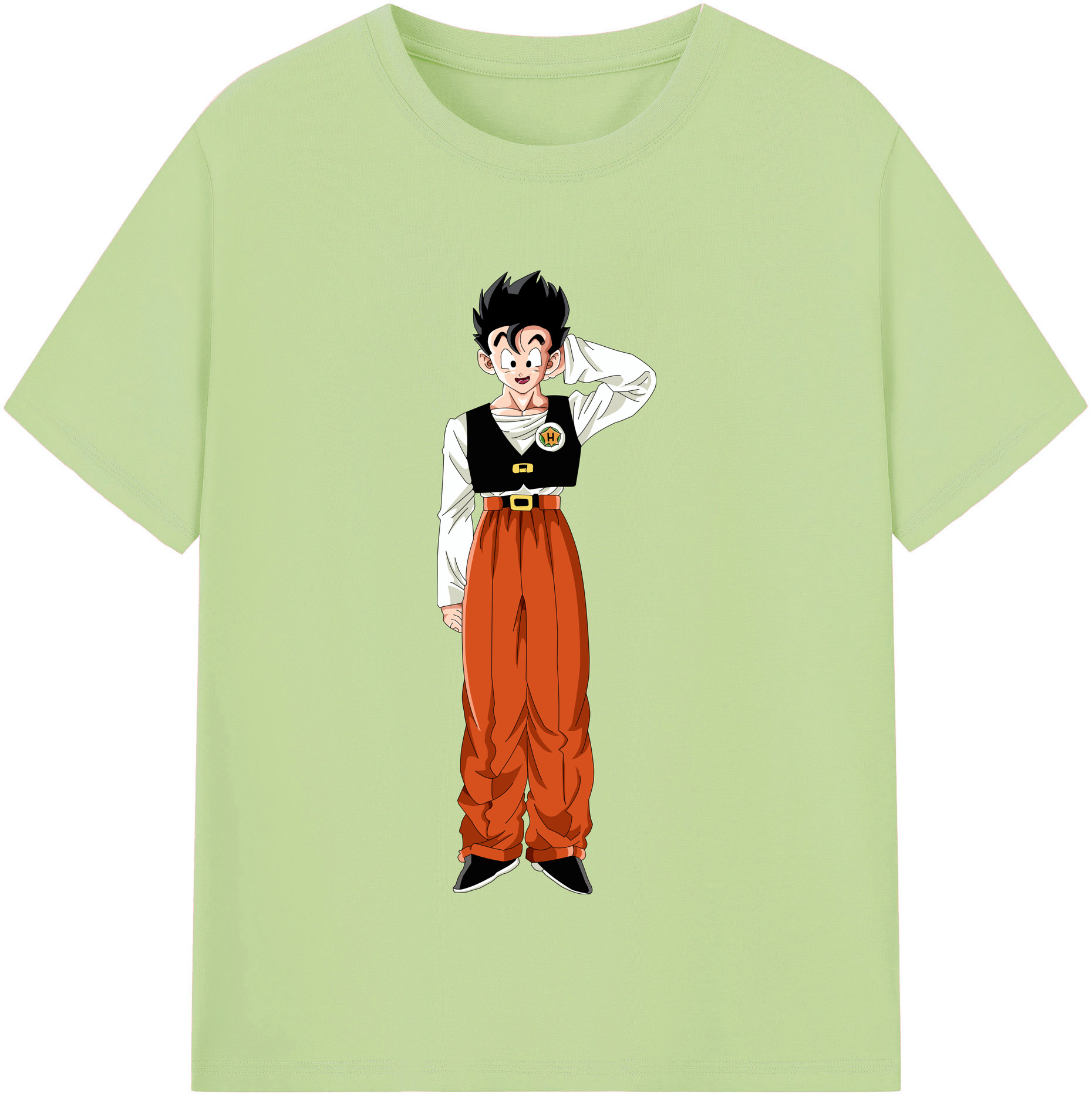 （画像用） ドラゴンボール 孫 悟飯（そんごはん）DRAGON BALL Son Gohan 綿100％半袖Tシャツ（フロントプリント）